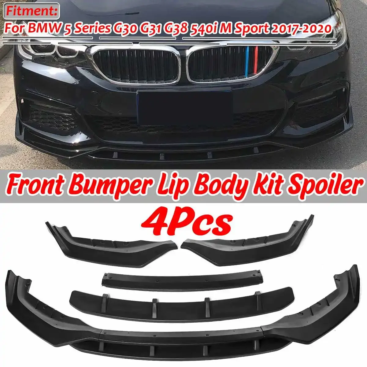 G30 G31 G38 Lip Front Bumper Lip Spoiler Splitter Diffuser Guard Body
