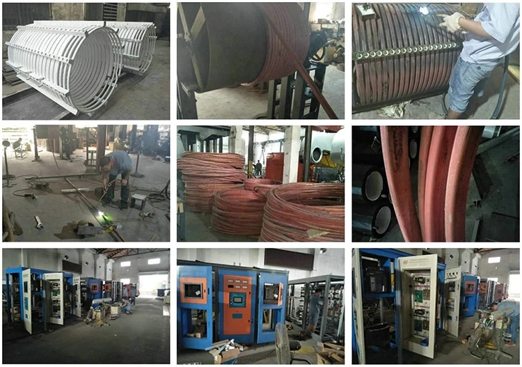 50kg-5ton Scrap Steel Iron Melting Furnace Industrial Electrical Induction Smelting Metal Furnace Price For Sales