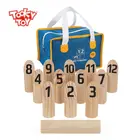 Children Wood Game 2021 New Kids Wooden Toys Yard Tossing Games Toys For Children