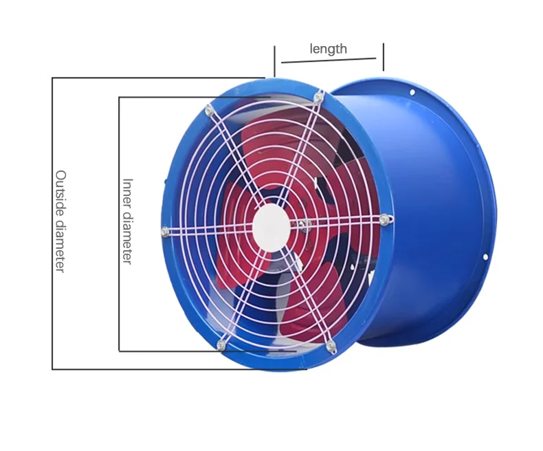 Axial Flow Fan, 220v, 380v - detail 24