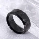 Finger Ring Wholesale Stainless Steel Finger Chunky Ring Men Jewelry Luxury 18K Gold Plated Tungsten Ring
