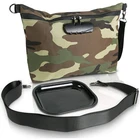 Bag With Metal Bag With Lock Smell Proof Shoulder Bag Stash Pouch With Metal Plate Comb Lock