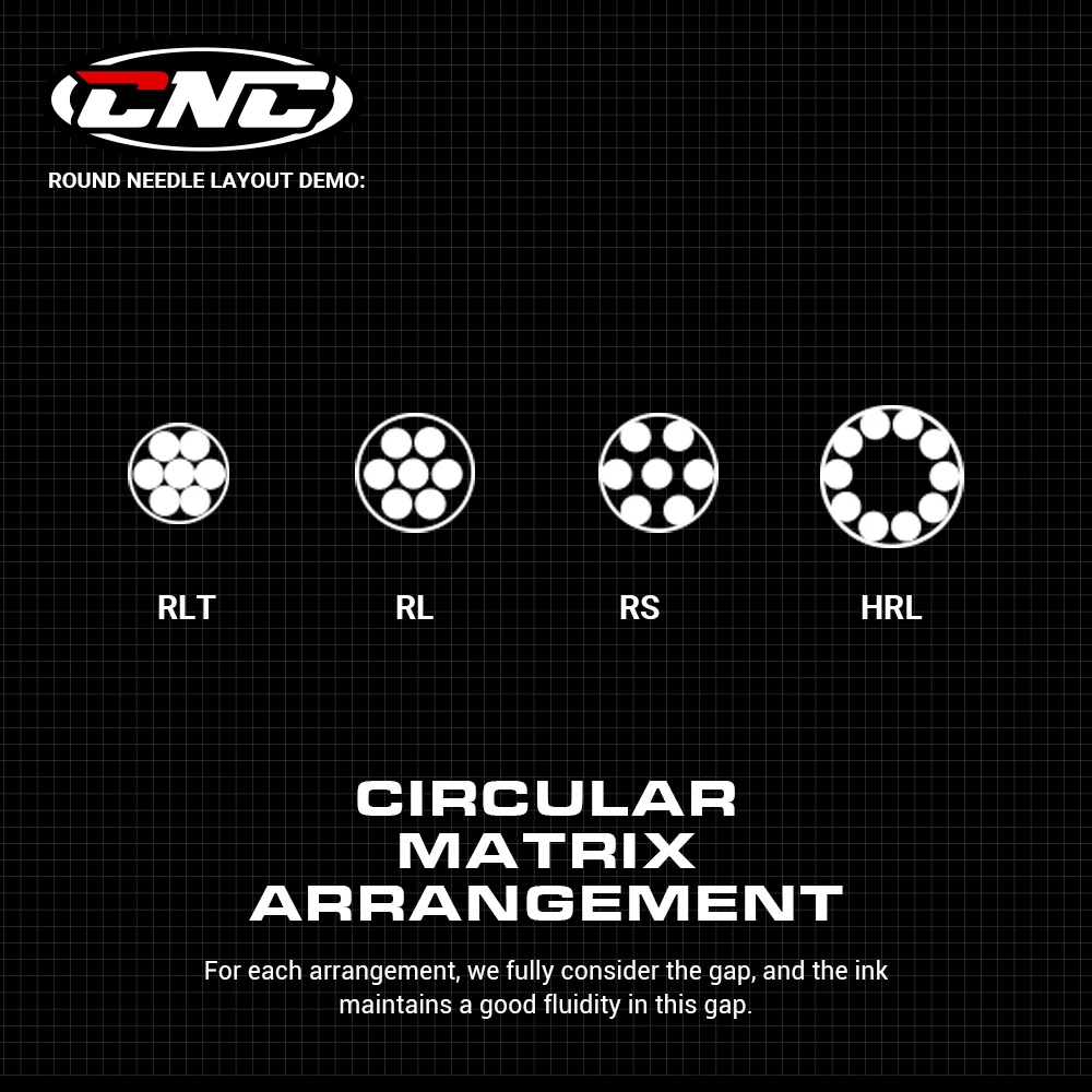 OEM লং ট্যাপার 3RL ব্রো ট্যাটু সুই সিএনসি ট্যাটু সুই প্রিমিয়াম নির্বীজন 6