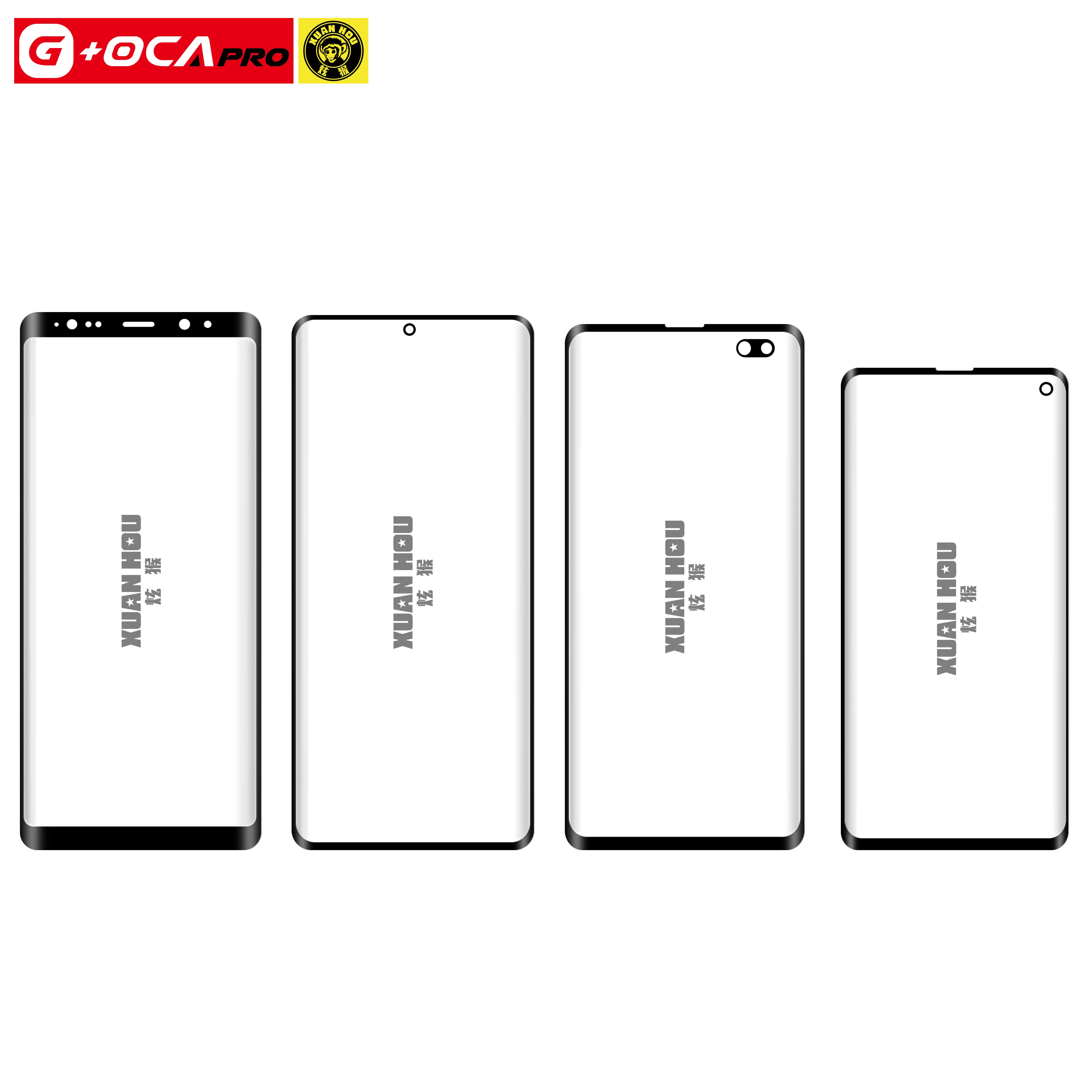 Oca For Edge Curved Lcd Screen Repair 