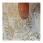 Decorative Stickers Adhesive Vinyl Clear Transparent Golden Foil Planet Decorative Cartoon Wall Stickers Sheet For Kids
