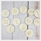 Baby Wholesale Engraved Wooden Photography Props Newborn Baby Monthly Milestone Cards