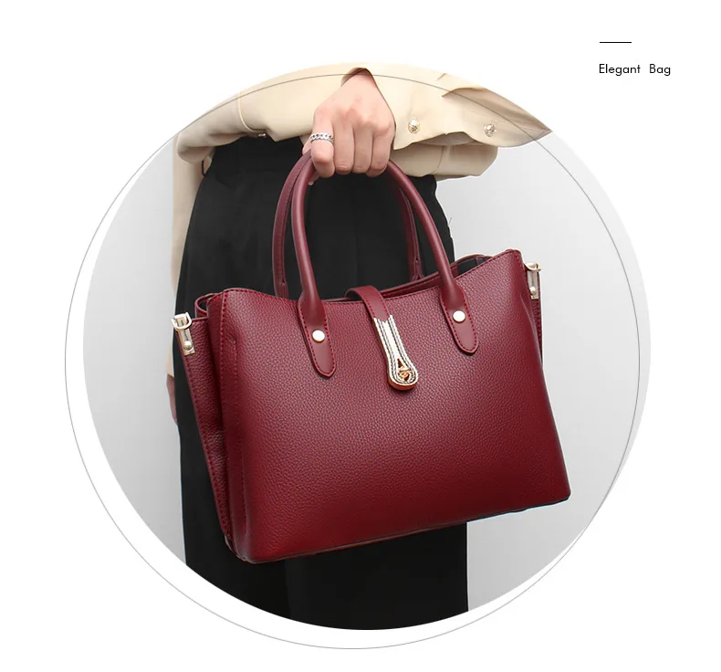 Newest Tote Bag Supplier PU Leather Ladies Female Fashion luxury Fashion Trends Ladies Latest Bags Women Handbags