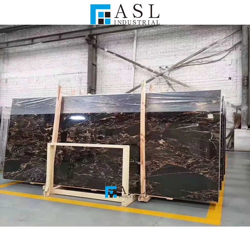 Athens portoro/porto black marble with gold/golden vein marble flooring tile wall cladding glossy black gold marble tiles