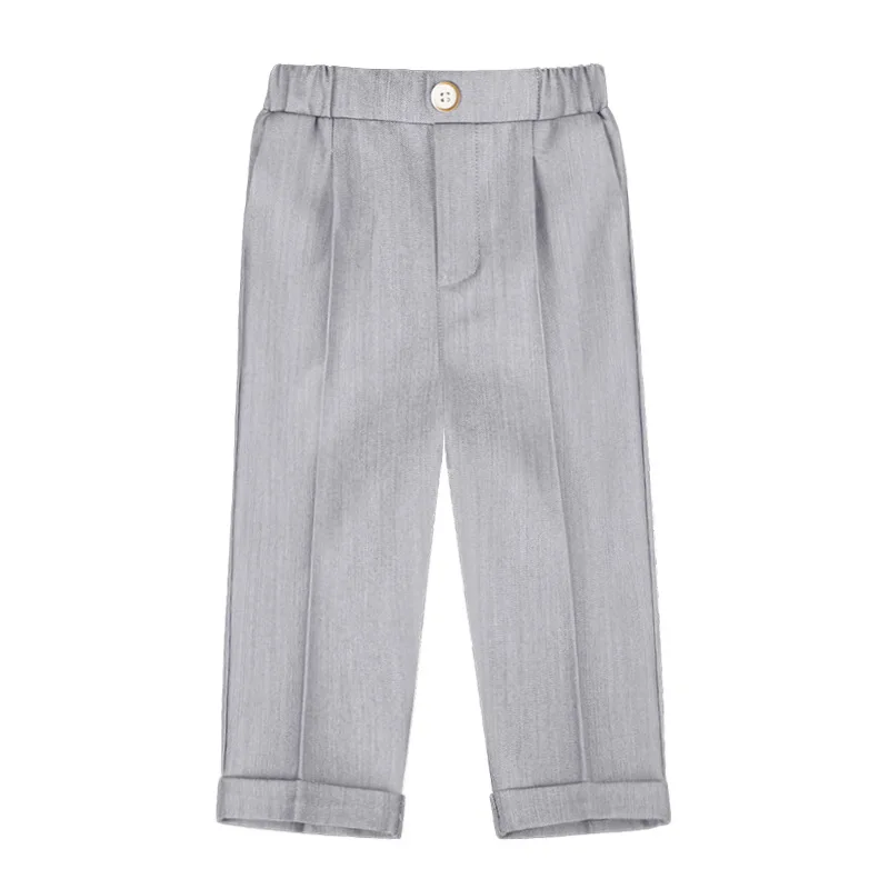 children's cotton pants new boys outer casual pants baby girls elastic pants