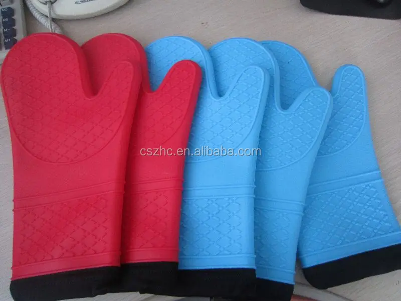 Wholesale Heat Resistant Silicone BBQ Gloves Customized Kitchen Cooking and Grill Gloves OEM & ODM BBQ Gloves manufacture