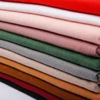 Scarf NO MOQ Wholesale Cheap Promotional Soft Hand Feel Brushed Fuzzy Woven Scarf Pashmina