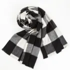 Cotton Scarf New Design Classic British Plaid Cotton Brand 100% Wool Scarf Shawl