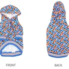 Dog Popular Logo Luxury Brand B Print Fashion Fat Dog American Cattle Dog Pet Clothing Hoodies