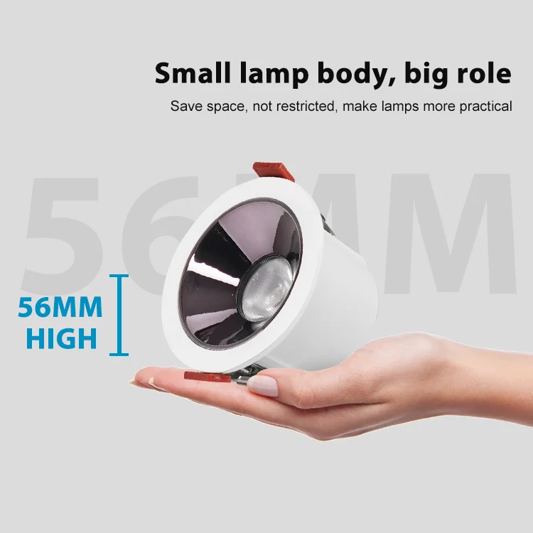 Ultra-thin ip65 waterproof downlight embedded Smd moisture-proof foggy lantern led downlight