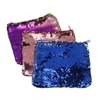 Sequin Bag Wholesale New Style Reversible Sequin Pencil Bag Girls Sequin Bag With Zipper For Stationary Use