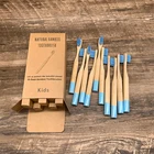 Bamboo 100% Eco-friendly Custom Logo Wooden Tooth Brush Natural Organic Soft Nylon Bamboo Toothbrush For Kids And Adults