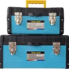 Tool Cabinet Large Space Portable Plastic Tool Cabinet With In-bulit Removable Tray