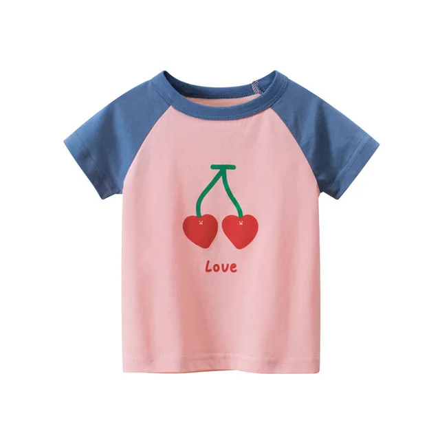 2022 New Hot Sell Summer Girls T Shirt Baby Tee Kids Tops Children Fashion Clothes Top Tees