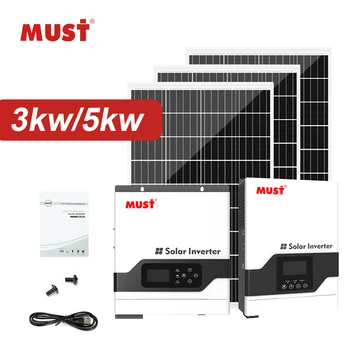 MUST PV18 VPM Hybrid Solar Inverter 12V 24V 48V 1KW 2KW 3KW 4KW 5KW mppt solar hybrid inverter off grid inverter