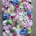 Wedding Different Color Wholesale Decoration For Wedding Event Flowers Wall Wedding Decor Backdrop