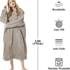 Sweatshirt Hot Selling Blanket Sweatshirt Oversized Fleecehug Hoodie Wearable Blanket For Adults Men Women Teens Friends