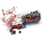 6mm Beads Anodized Aluminum Bead Fashion Anodized 6mm 10mm Metal Aluminum Beads Round Aluminum Balls