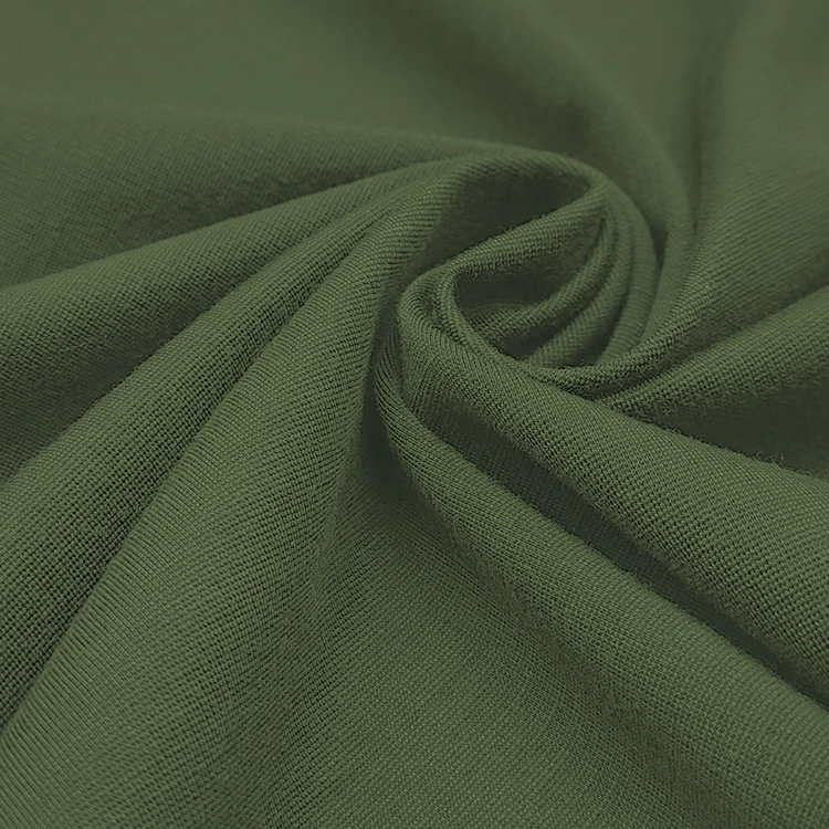 Plain Dyed Stretch Knit Fabric 63 Rayon 33 Nylon 5 Spandex Material 40S Tencil Roma Fabric for T-shirt factory