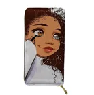 Clutch Leather Fashionable Design African Girls Evening Clutch Purses Woman Leather Wallet