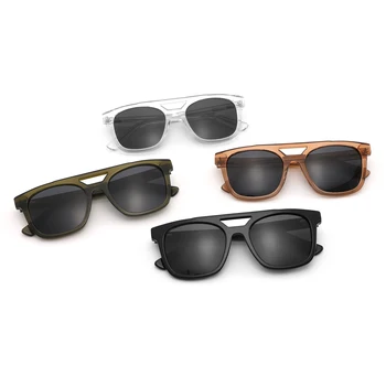 Hot quality black frame female acetic acid sunglasses men UV400 polarizing fashion sunglasses