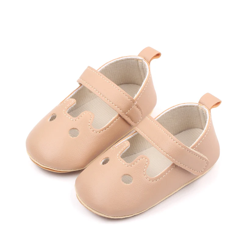 Spring and Autumn New Female Baby Shallow Mouth Hole Baotou Baby Soft Sole Walking Shoes factory