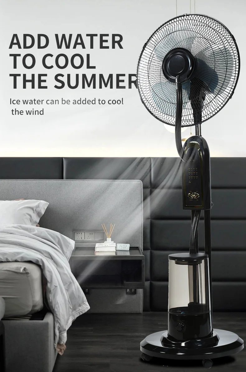 Cooling Mist Solar Fan, 75W, ABS - detail 20