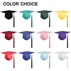 With Tassel Graduation Caps On Sale Shiny 2021 Royal Blue Graduation Cap With Tassel For Adult