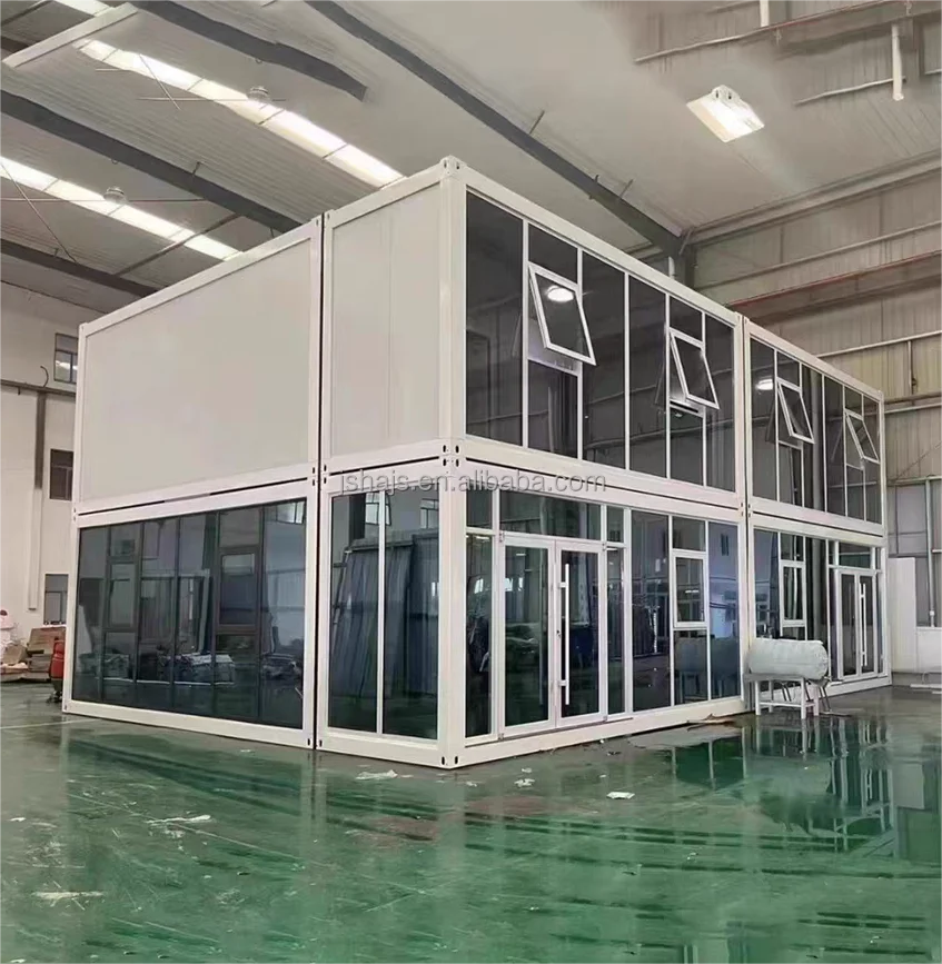 Customized 20ft 40ft Steel Frames Prefab Shipping Containers Houses