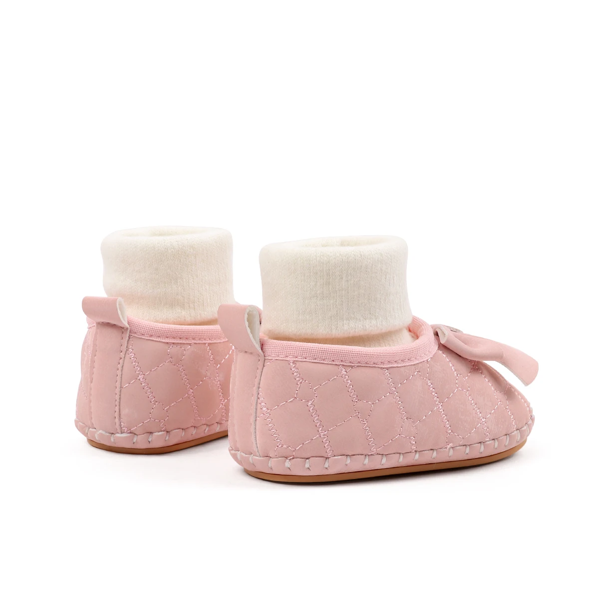 New Arrival Beautiful Bowknot Designs Baby Socks Shoes for Girls manufacture