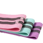Hip High Quality Resistance Hip Bands Custom Logo Fitness Yoga Polyester And Latex Yarn Fabric Hip Band