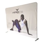 Trade Pop Advertising Activity Custom Design Backdrop Wall Trade Show Pop Up Display Stand