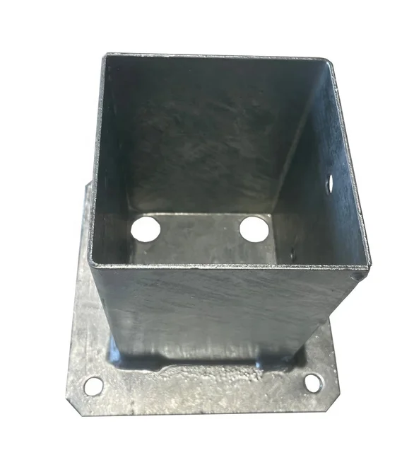 OEM Galvanized Steel Square Stainless Steel Channel Post Base