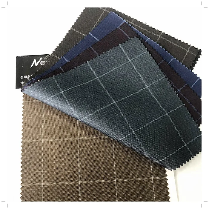 Check Suiting Fabric MF-270318-61-M 