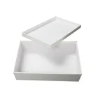 White Customized Logo White Kraft Cardboard Paper Box For Shoes Packaging Box