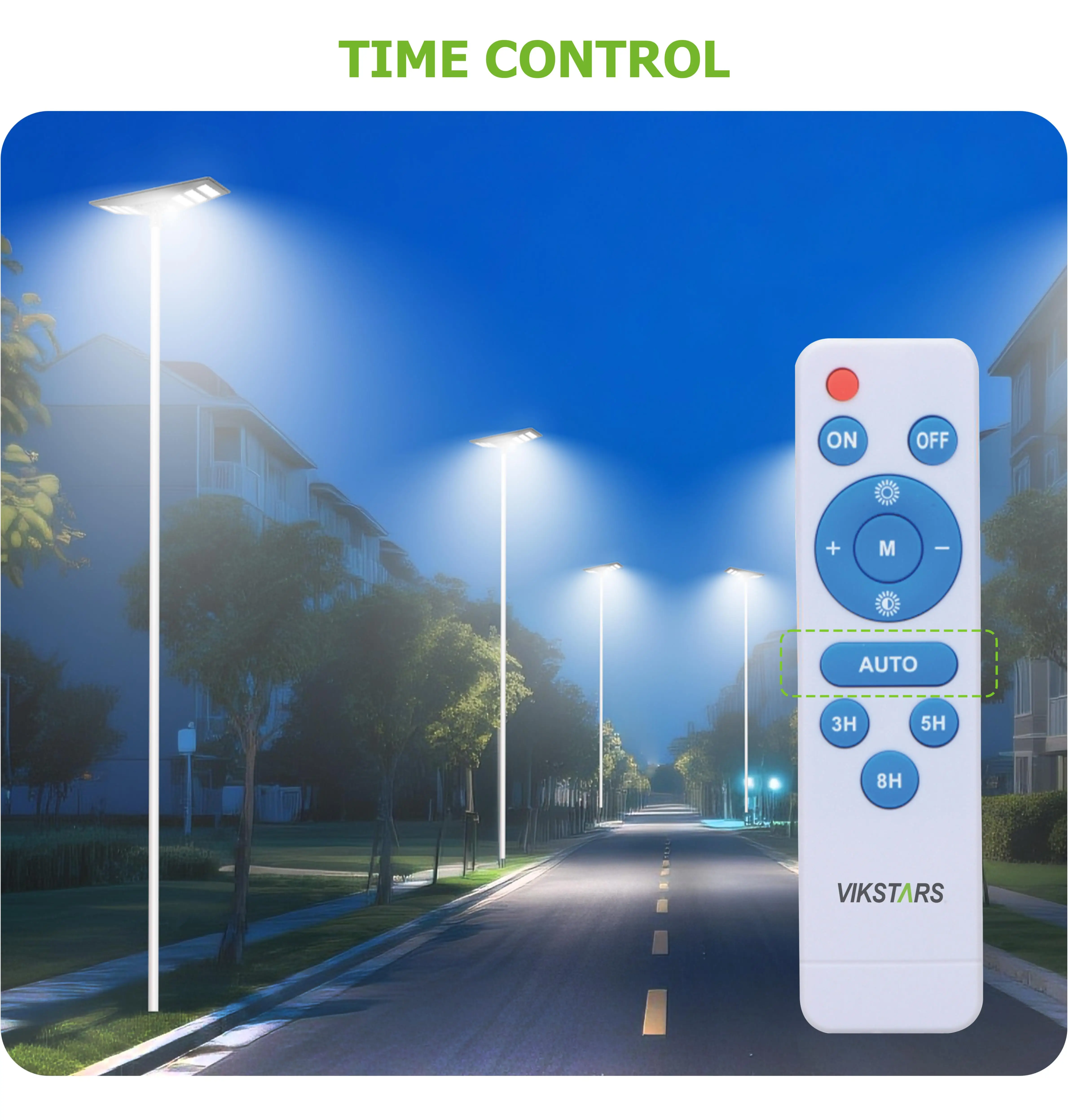 New Bidirectional Solar Street Lamp IP66 LED Solar Garden Light 600W 900W All in One Solar Landscape Lights