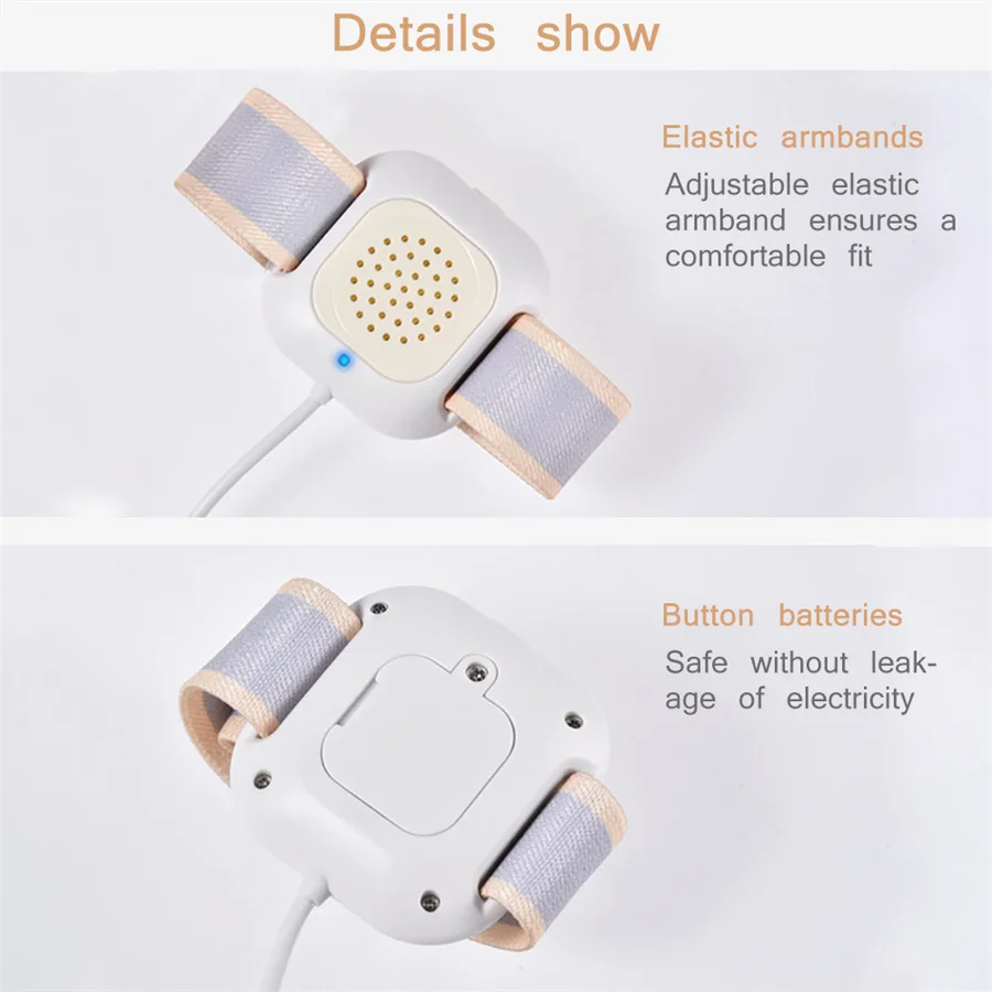 Baby BedWetting Alarm Smart Baby Diaper Sensor Bed wetting Enuresis Adult Baby Urine Bed Wetting Alarm For Infant Toddler