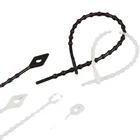Tie Cable Tie Factory Directly Sale Nylon Beaded Loop Tie Fastening Cable Tie