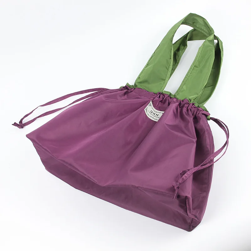 colorful reusable grocery tote bags