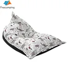 Triangle Chair Triangle Back Support Rested Design Bean Bag Living Room Sofa Chair