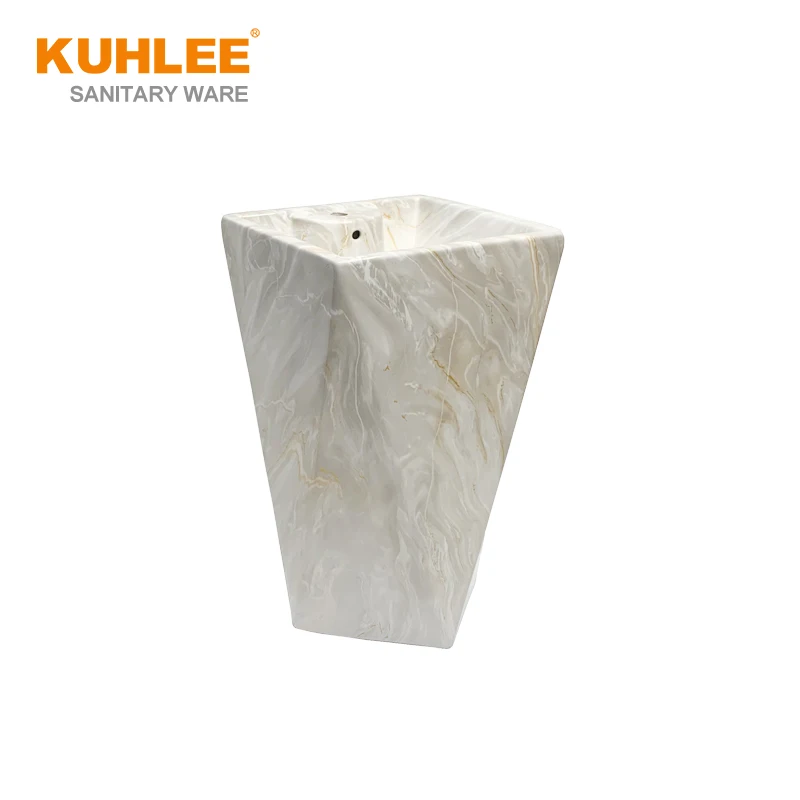 Color Hand Wash Basin With Pedestal Bathroom Pedestal Basin Hand Wash Black BasinSanitary Ware Sink