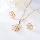 Sets Earrings Jewelry Sets 18k Gold Plated Earrings And Necklace Sets