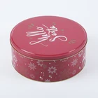 Tin Hot Sale Custom Big Metal Tin Box Round Chocolate Tin Box