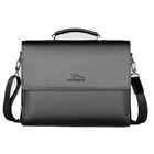Leather Luxury Bag Leather Waterproof Custom Luxury Messenger Shoulder Hand Bag Men Briefcase