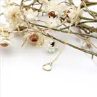 Jewelry Gift Maxery Ins Fashion Heart Necklace Love Gold Romantic Metal Brass Jewelry Gift Party
