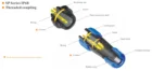 IP68 Threaded Plastic Sp Series SP11/13/17/21/29 3 4 5pin Waterproof Plastic Bulkhead Underwater Mateable Connector
